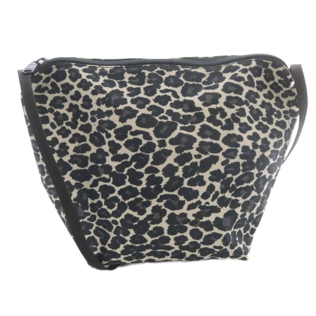 【中古】エルベシャプリエ Herve Chapelier Big Pochette パンサーブラン ショルダーバッグ アイボリー グレー /SR レディース 【ベクトル 古着】 260226