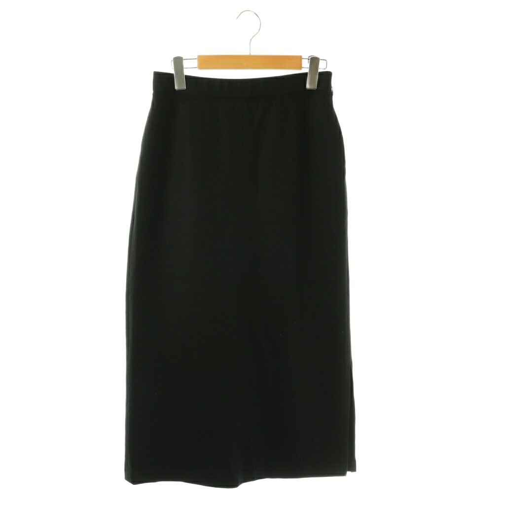 【中古】セオリーリュクス theory luxe 25AW Libra Hanie Skirt スカート ロング タイト ウール 38 ブラック /DO ■OS レディース 【ベクトル 古着】 260224