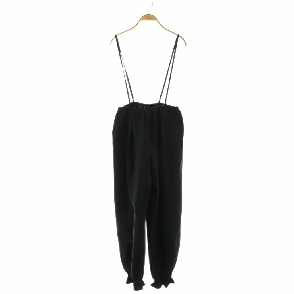 【中古】ビビィ Bibiy AGNES SUSPENDERS パンツ テーパード F 黒 /NR ■OS レディース 【ベクトル 古着】 260226