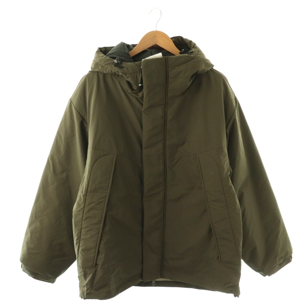 【中古】未使用品 シークエル SEQUEL warm shell parka jacket 中綿ジャケット アウター ナイロン M カーキブラウン /NR ■OS メンズ 【ベクトル 古着】 260312｜ブランド古着ベクトルプレミアム店