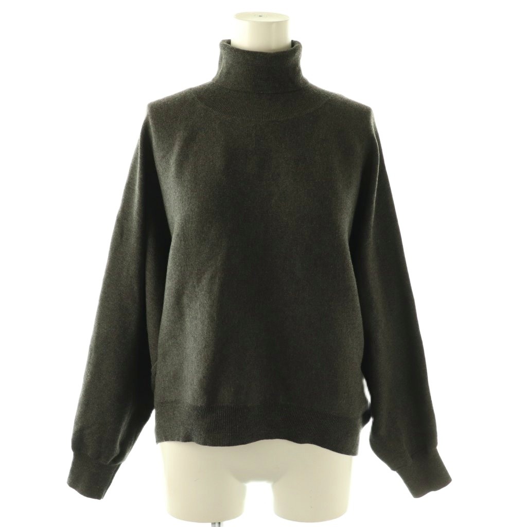 【中古】ビアズリー BEARDSLEY ガリャルダガランテ 24AW ハイネックドルマンニット セーター 長袖 ウール混 F グレー BEZ1042605A0009 /KU レディース 【ベクトル 古着】 260316