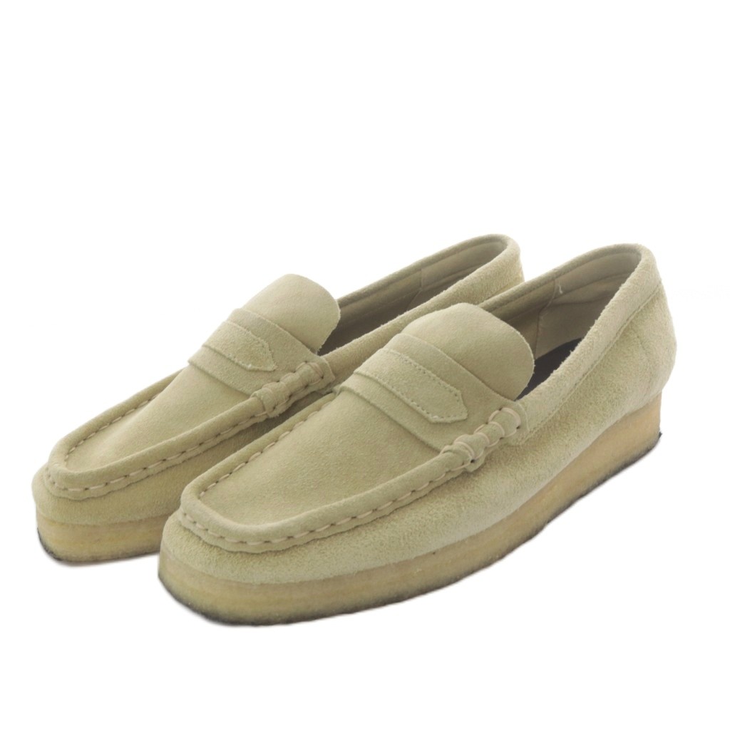 【中古】クラークス clarks オリジナルズ ワラビーローファー スリッポン スエード UK5 ベージュ /YO5 【ベクトル 古着】 260302｜ブランド古着ベクトルプレミアム店