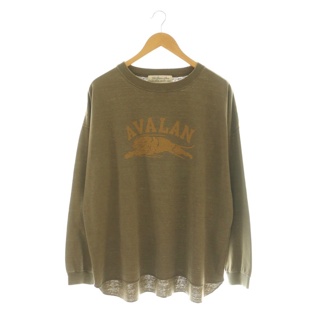 【中古】レミレリーフ REMI RELIEF 25SS LONGSLEEVE T カットソー Tシャツ ロゴ LAppartement取り扱い F ブラウン /CX ■OS レディース 【ベクトル 古着】 260306