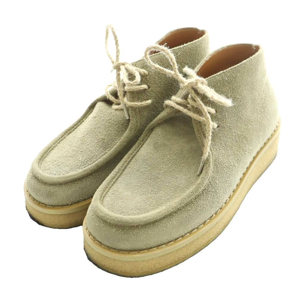 【中古】メゾンマルジェラ Maison Margiela デザート DESERT ブーツ ブーティ ショート スエード 39 セージグリーン /SS ■OS レディース 【ベクトル 古着】 260306
