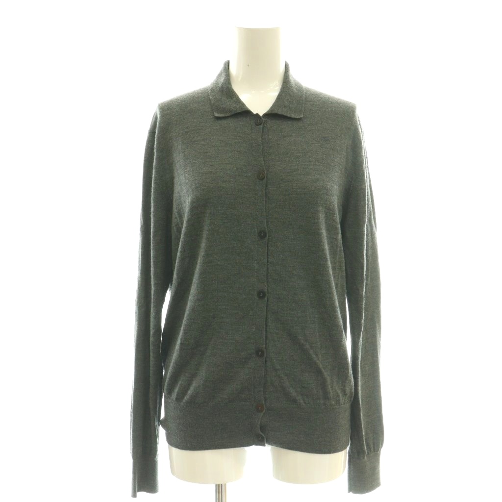 【中古】プラージュ Plage 24AW Plage Collar カーディガン ニット グレー /DF ■OS レディース 【ベクトル 古着】 260311