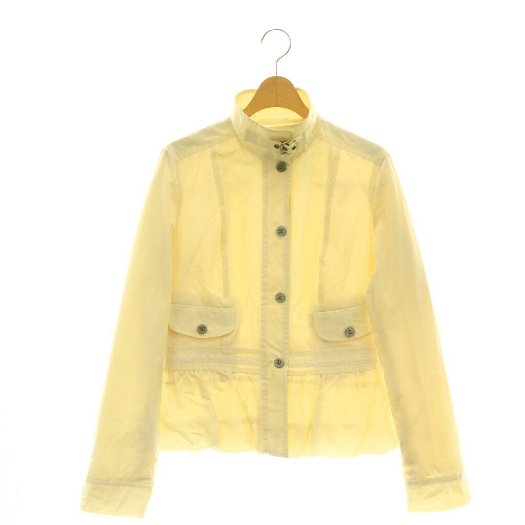 【中古】マックスマーラ ウィークエンドライン MAX MARA WEEKEND LINE ナイロンジャケット 薄手 44 アイボリー /CX ■OS レディース 【ベクトル 古着】 260311