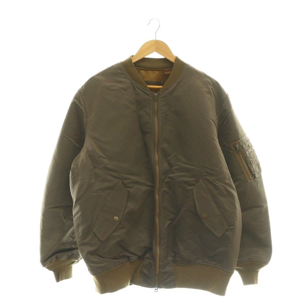 【中古】シュタンバウム STAMMBAUM US AF L2B JACKET ジャケット ブルゾン リバーシブル MA-1 ジップアップ アウター L ブラウン /YM レディース 【ベクトル 古着】 260316