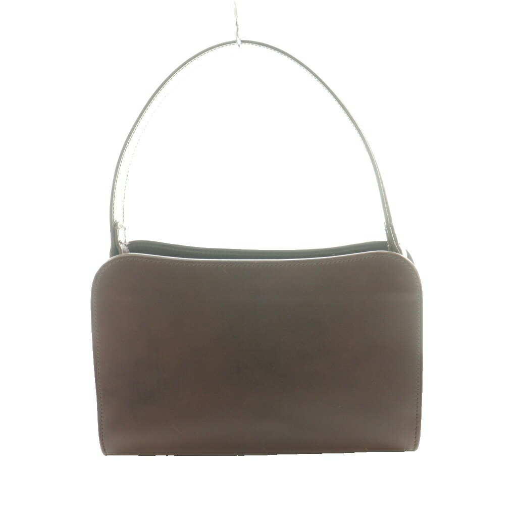 【中古】ジェイ&エムデヴィッドソン J&M Davidson レザーワンショルダーバッグ ハンド 茶 ブラウン /SS ■OS ■SH レディース 【ベクトル 古着】 260305