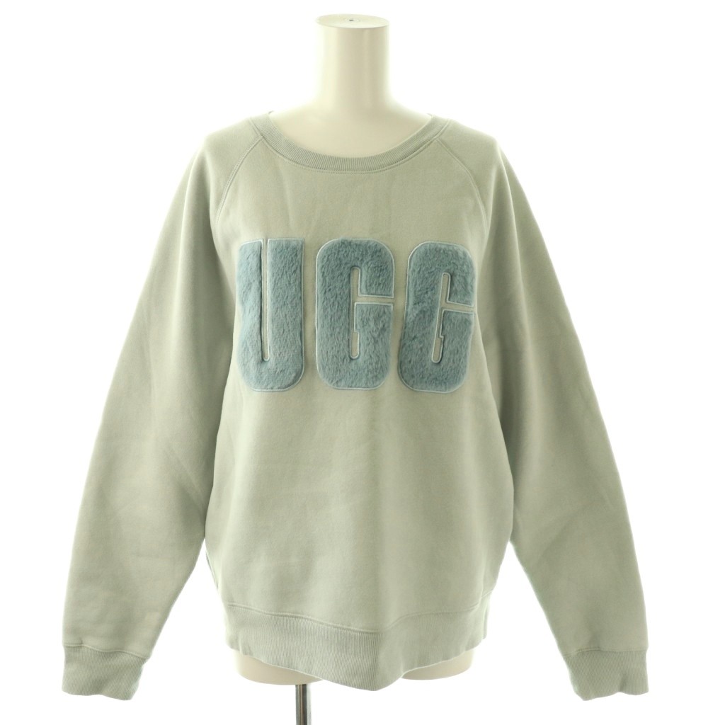 【中古】アグ UGG 汗水 マドリン 縹渺たる 調教師 長袖 ロゴタイプ 裏起毛 S 点火装置青色 /NR ■os レディース 【ベクター 古着】 260323
