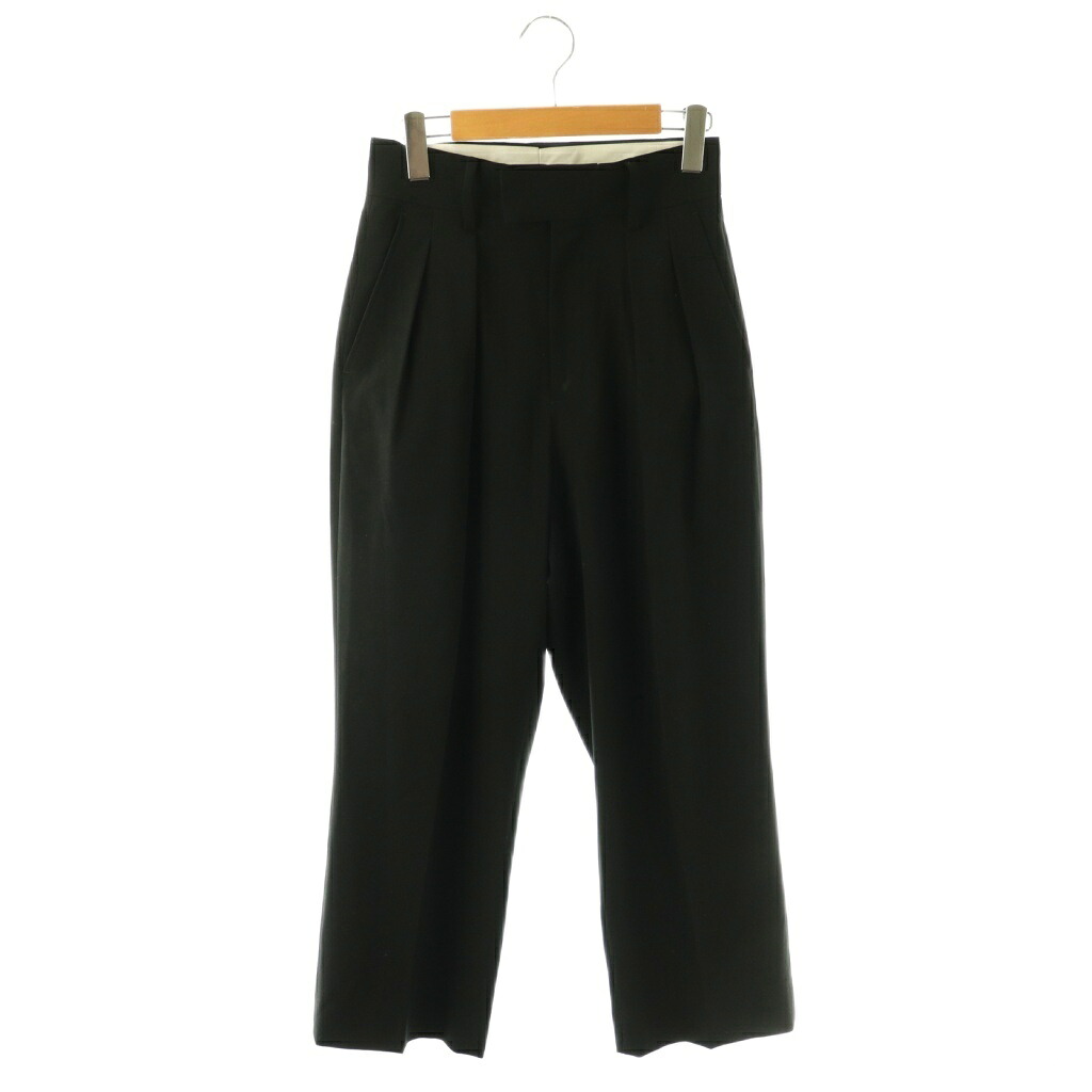 【中古】シンゾーン Shinzone JOS? TROUSERS パンツ タック 32 ブラック 25MMSPA05 /CX ■OS レディース 【ベクトル 古着】 260311