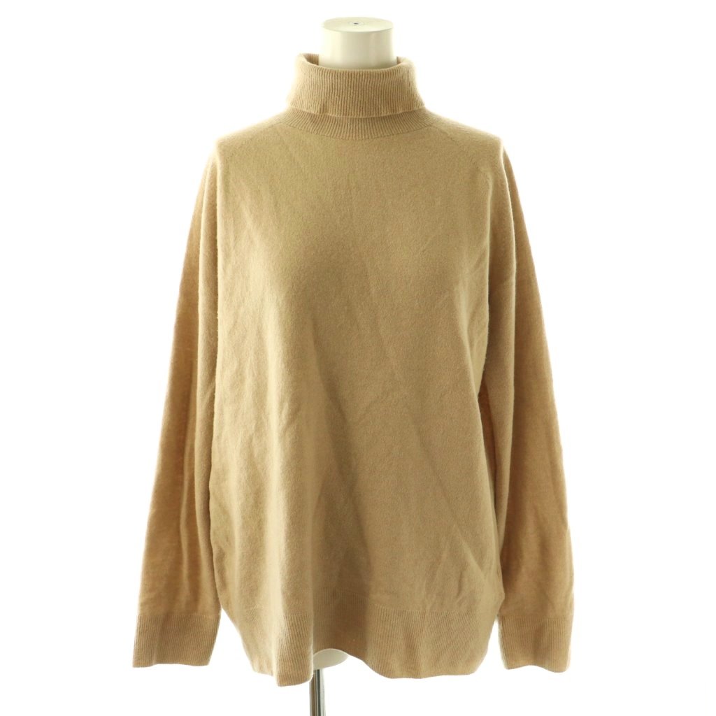 【中古】ミューズ ドゥーズィエム クラス MUSE de Deuxieme Classe カプリ CAPRI タートルネックプルオーバー ニット セーター ウール ベージュ /SS ■OS レディース 【ベクトル 古着】 260317