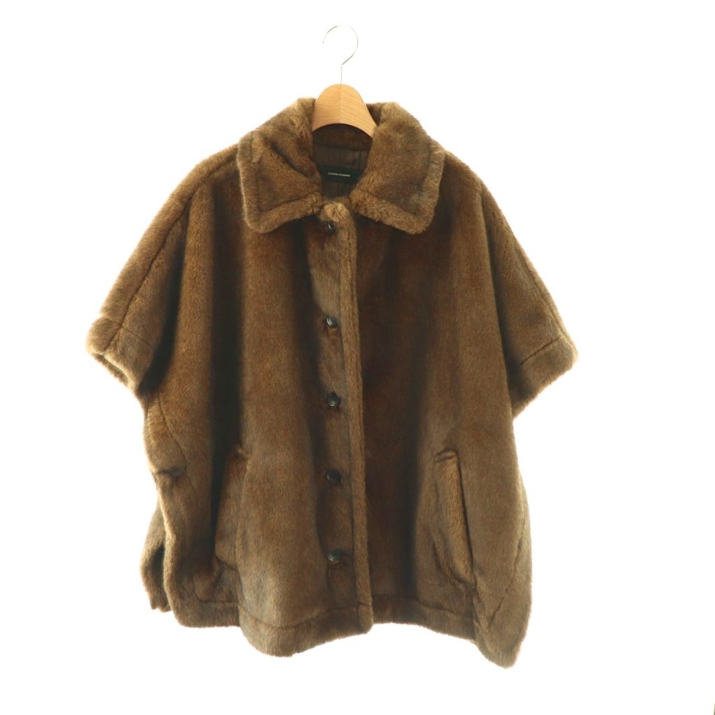 【中古】ジャーナルスタンダード JOURNAL STANDARD 25AW Mink Like Fur Poncho ポンチョ ファーコート F ブラウンカーキ /DO ■OS レディース 【ベクトル 古着】 260324