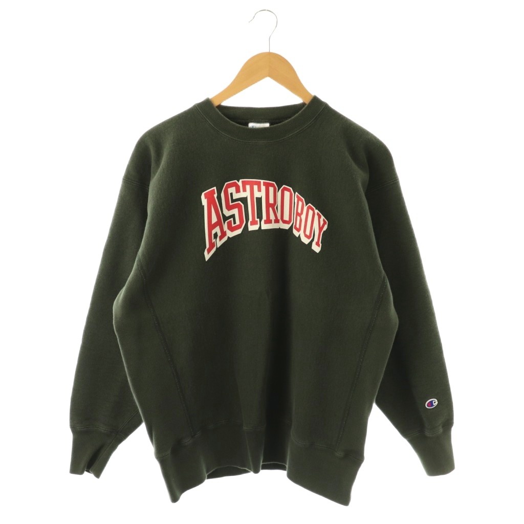 【中古】チャンピオン CHAMPION BEAMS 別注 ASTROBOY リバースウィーブ スウェット トレーナー プルオーバー 裏起毛 L チャコール /CX ■OS ■AD メンズ レディース 【ベクトル 古着】 260318 7,665円