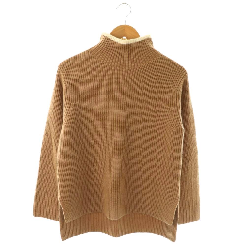 【中古】セオリー Theory Lana Cash Karenia Tneck ニット セーター S キャメル /DF ■OS レディース 【ベクトル 古着】 260320