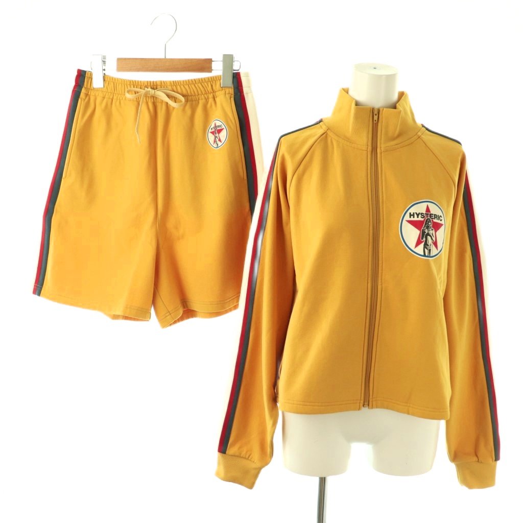 【中古】未使用品 ヒステリック Hysteric ヒステリックグラマー 24SS STAR トラックジャケット ショートパンツ セットアップ ジャージ F マスタード マルチカラー /ES ■OS レディース 【ベクトル 古着】 260326 21,097円
