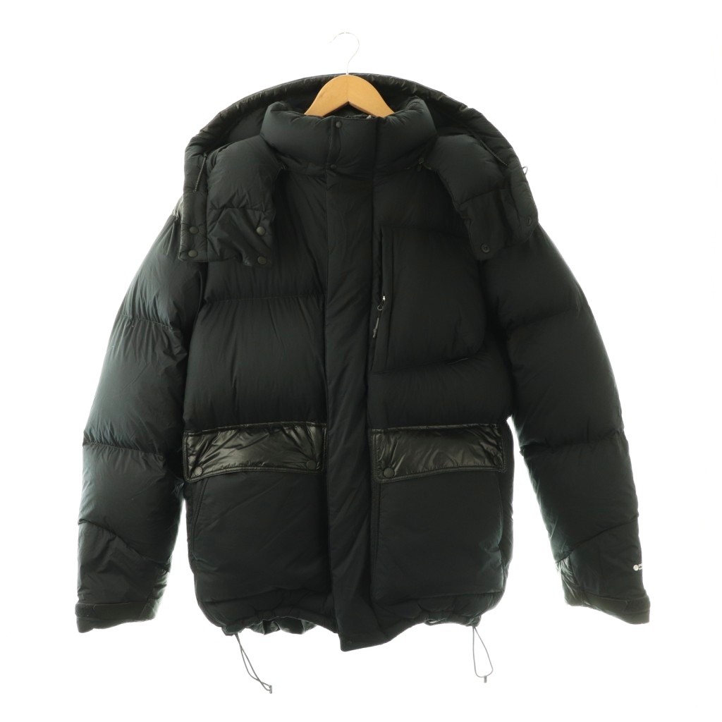 【中古】アライドフェザーダウン ALLIED FEATHER+DOWN UL Bulky Down Jacket ダウンジャケット アウター ジップアップ L ブラック /DO ■OS ■SH メンズ 【ベクトル 古着】 260324