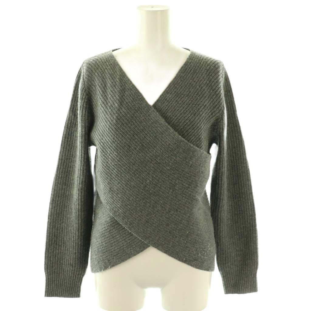 【中古】アベニールエトワール Aveniretoile 25AW ウールカシミヤカシュクールニット セーター プルオーバー 36 グレー /CX ■OS レディース 【ベクトル 古着】 260331