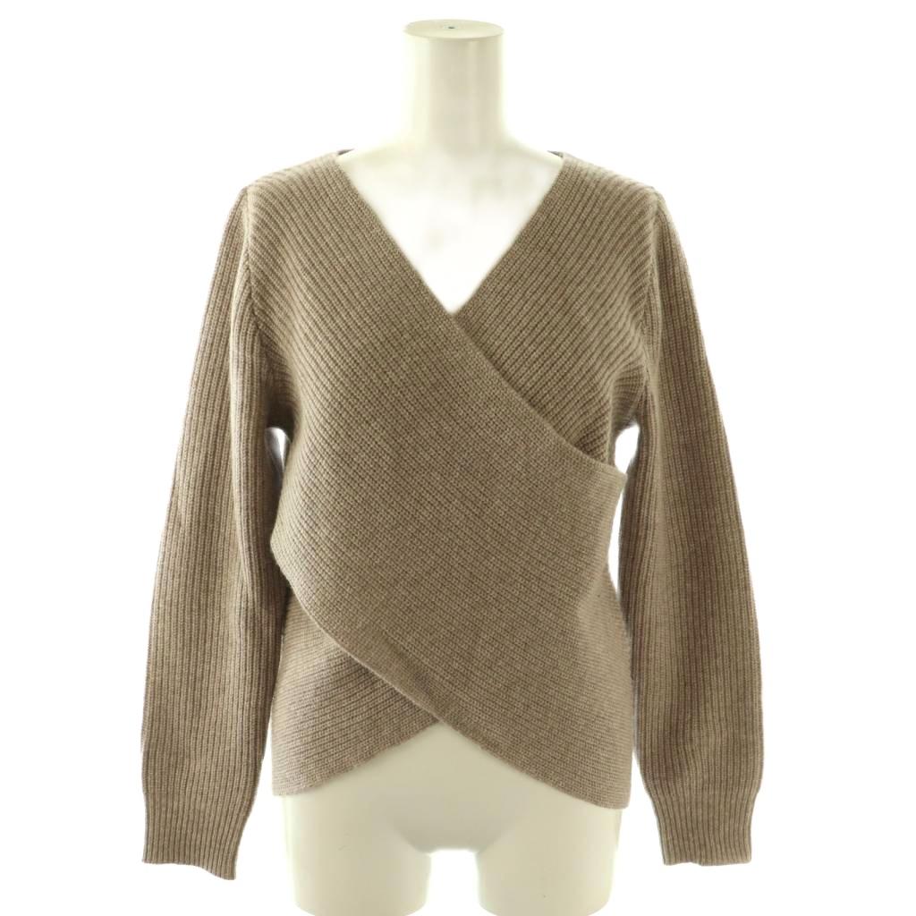 【中古】アベニールエトワール Aveniretoile 25AW ウールカシミヤカシュクールニット セーター プルオーバー 36 モカブラウン/CX ■OS レディース 【ベクトル 古着】 260331