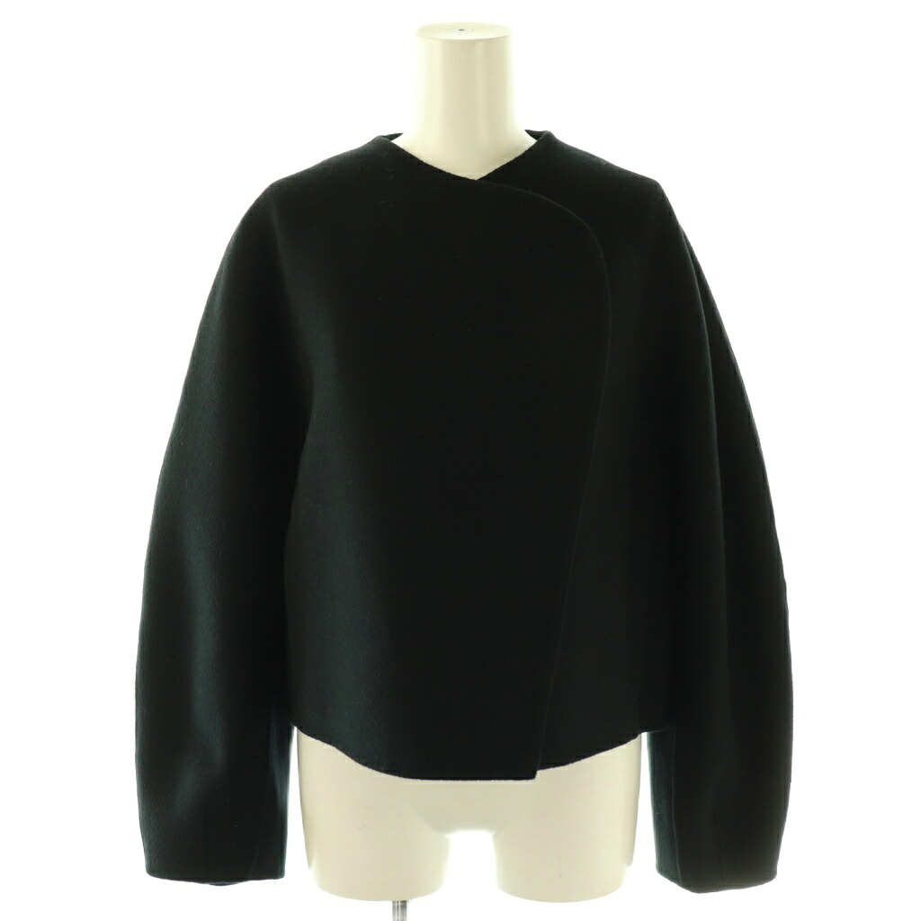 【中古】ルルウィルビー Loulou Willoughby 24AW シャルムビーバーリバージャケット 否色合い 2 黒いこと /CX ■os レディース 【ベクター 古着】 260401 レディースファッション-コート・ジャケット