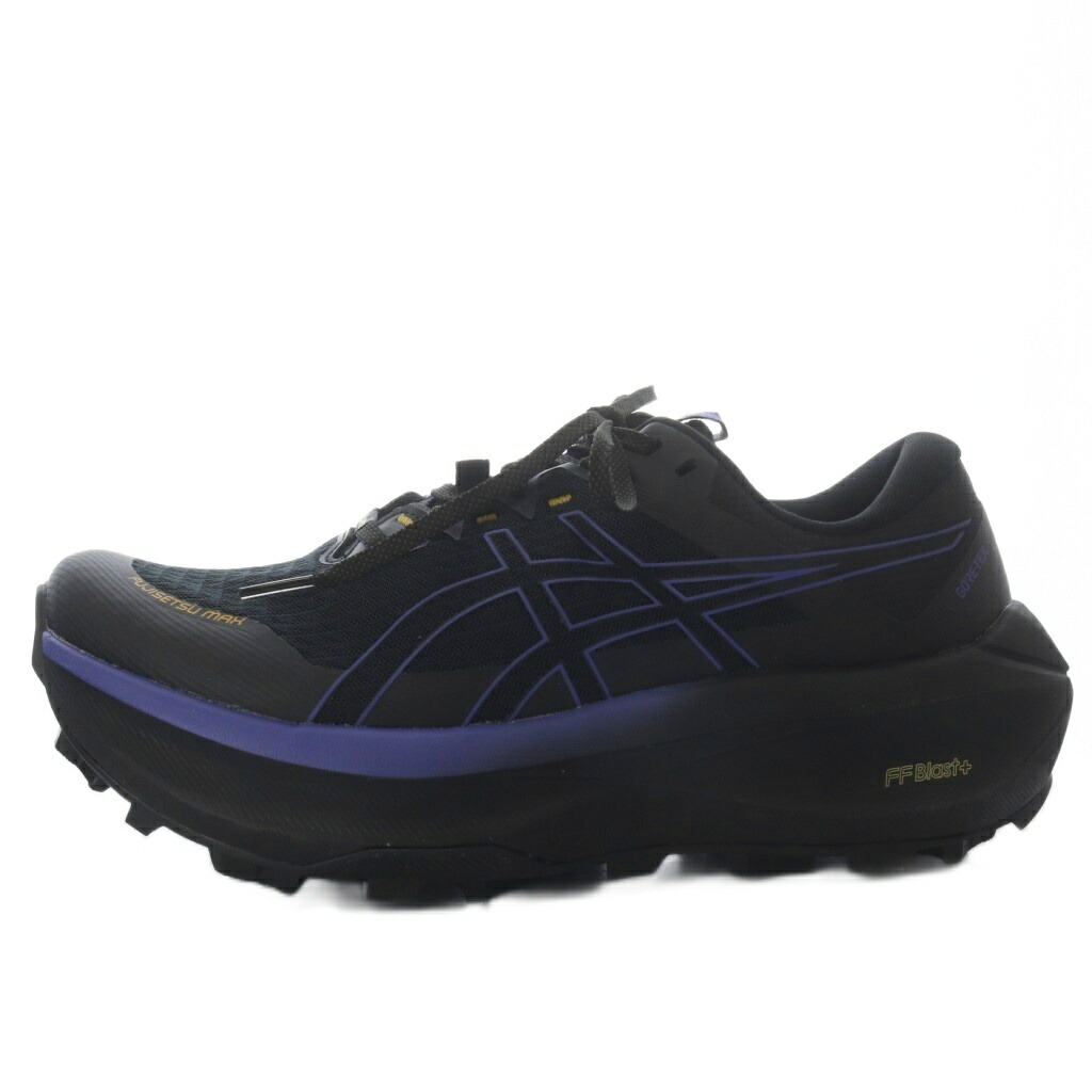【中古】未当て嵌める品 アシックス asics FUJISETSU MAX GTX スニーカー 置き目とり捨てる US10 黒いこと 1011C115-001 /YO4 ■AD メンズ 【ベクター 古着】 260410