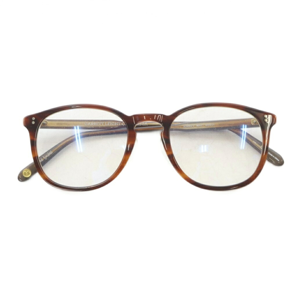 【中古】ギャレットレイト Garrett Leight KINNEY メガネ 眼鏡 茶色 ブラウン /SR メンズ レディース 【ベクトル 古着】 260409