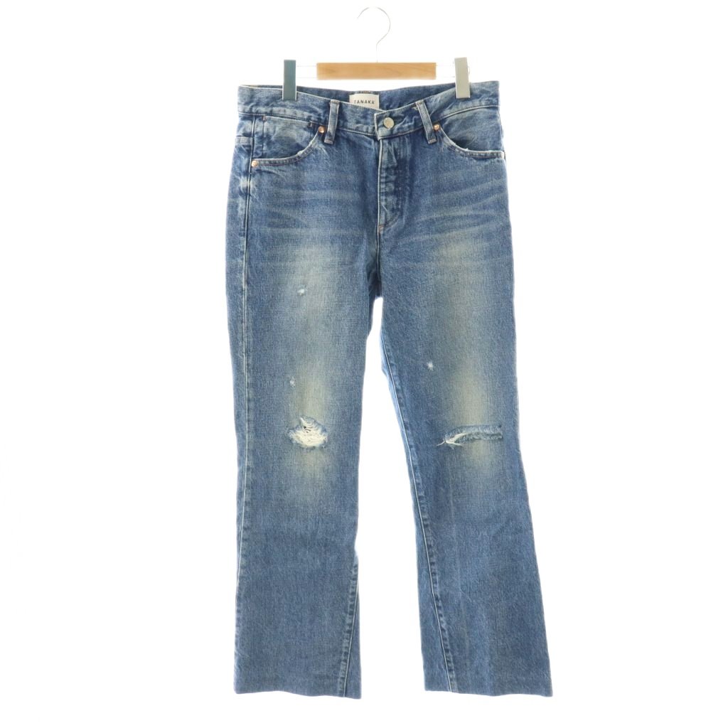 【中古】タナカ TANAKA ST-107A THE BOOTS JEAN TROUSERS デニムパンツ ジーンズ 28 ブルー /DF ■OS レディース 【ベクトル 古着】 260402
