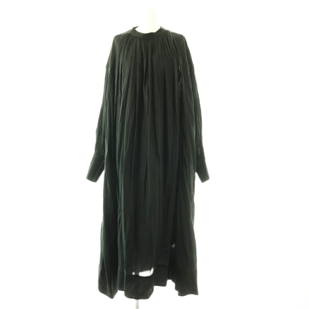 【中古】カレンソロジー Curensology 2WAYヴィンテージワンピース ロング 長袖 38 黒いこと /DO ■os レディース 【ベクター 古着】 260403