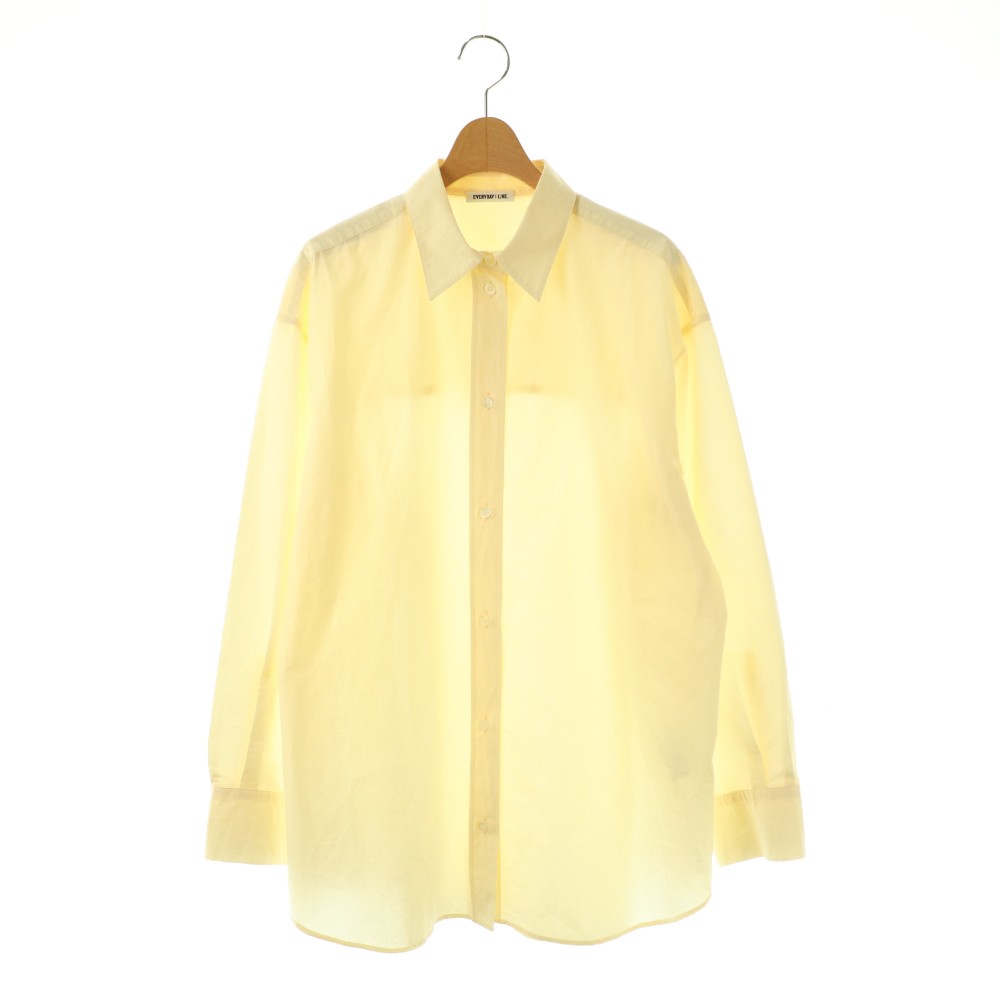 【中古】ドゥーズィエムクラス DEUXIEME CLASSE エブリデイアイライク EVERYDAY I LIKE 25SS Camille シャツ ブラウス コットン クリームイエロー /CX ■OS レディース 【ベクトル 古着】 260406|ブランド古着ベクトルプレミアム店