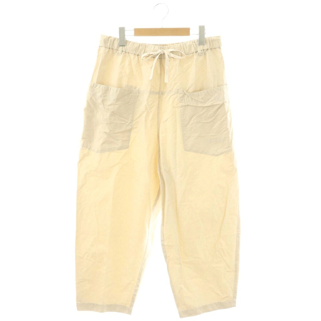 【中古】ジャーナルスタンダード ラックス JOURNAL STANDARD LUXE 24SS CLポプリン ポケパンツ M アイボリー /SS ■OS レディース 【ベクトル 古着】 260406