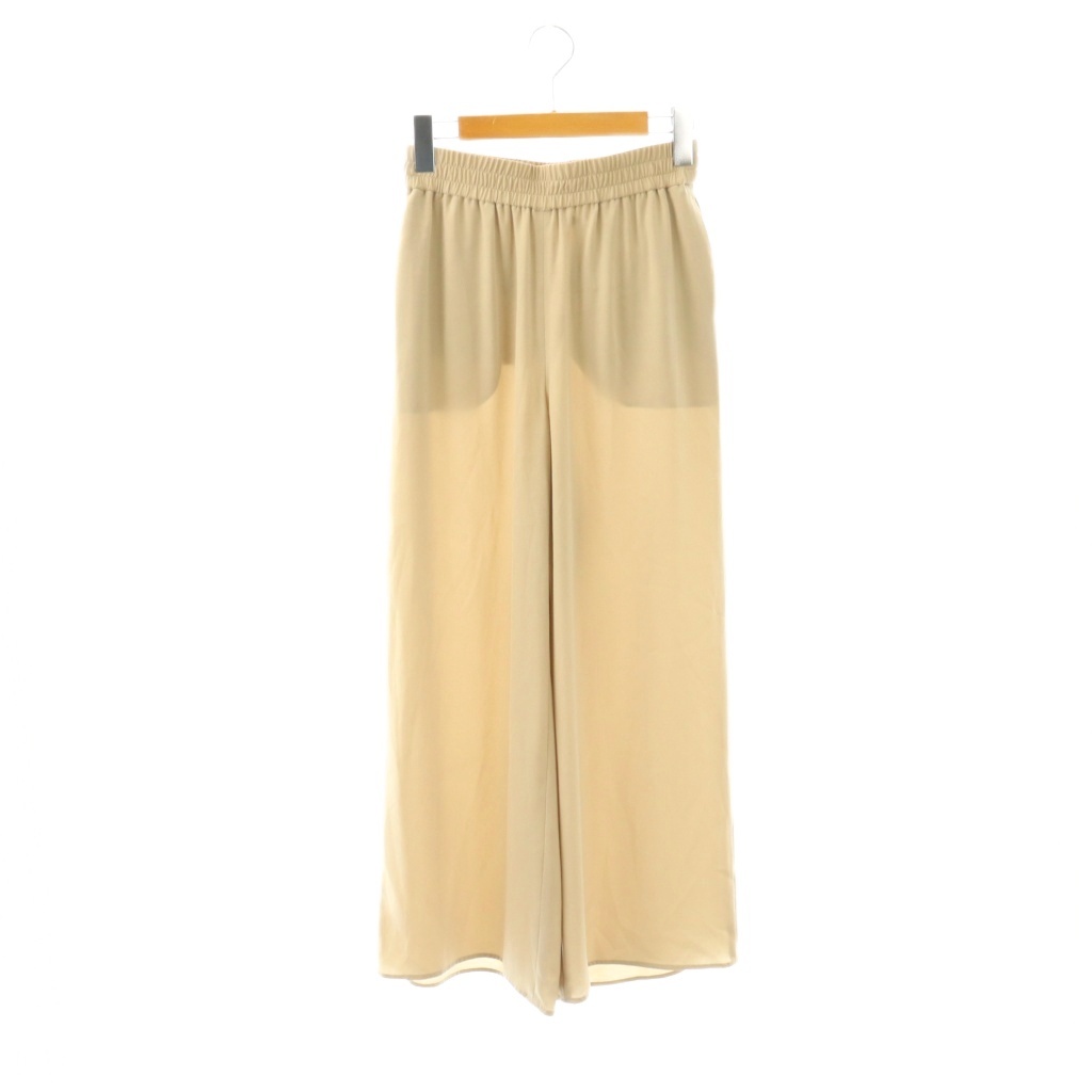 【中古】セオリーリュクス theory luxe 25SS Flow Bany Pant パンツ ワイド イージー S34 ベージュ /HK ■OS レディース 【ベクトル 古着】 260407