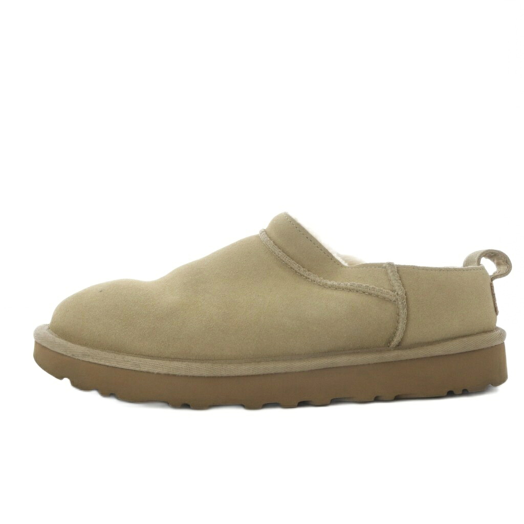 【中古】アグ オーストラリア連邦 UGG australia W CLASSIC MICRO ボアシューズ スリッポン スエードクロス US7 砂子 1173891 /YO22 レディース 【ベクター 古着】 260407