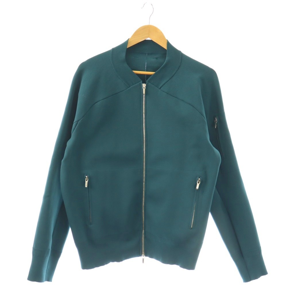 【中古】アタッチメント ATTACHMENT MA-1 PE KNIT PE ブルゾン ジップアップ 4 グリーン /DO ■OS ■SH メンズ 【ベクトル 古着】 260414