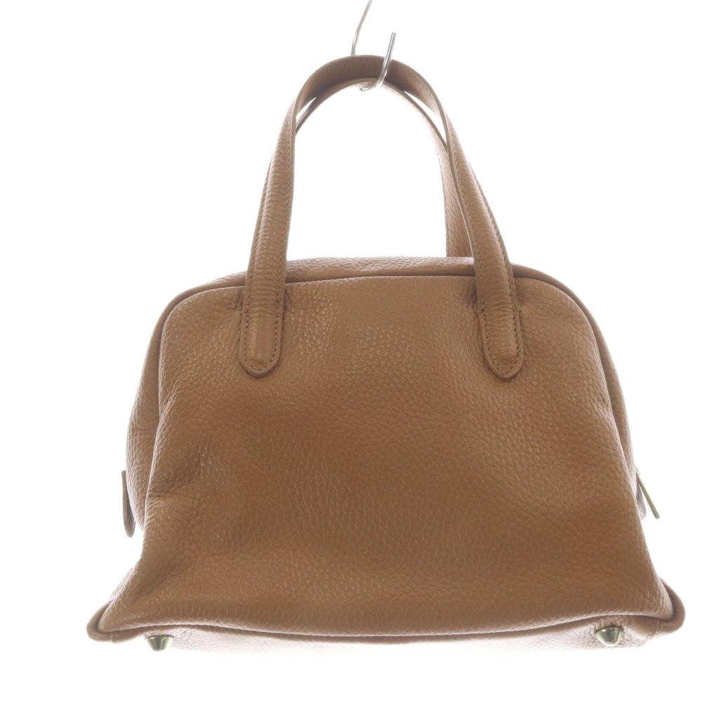 【中古】オウレンティ AULENTTI ミニボストンバッグ ハンドバック 赤銅色 赤銅色 /SR レディース 【ベクター 古着】 260410
