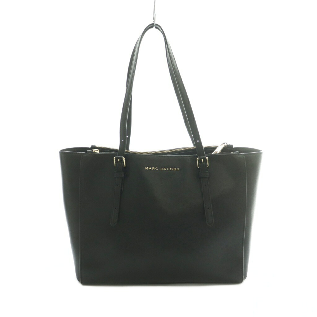 【中古】マークジェイコブス MARC JACOBS トートバッグ 黒 M0016410 /MI ■os レディース 【ベクター 古着】 260416