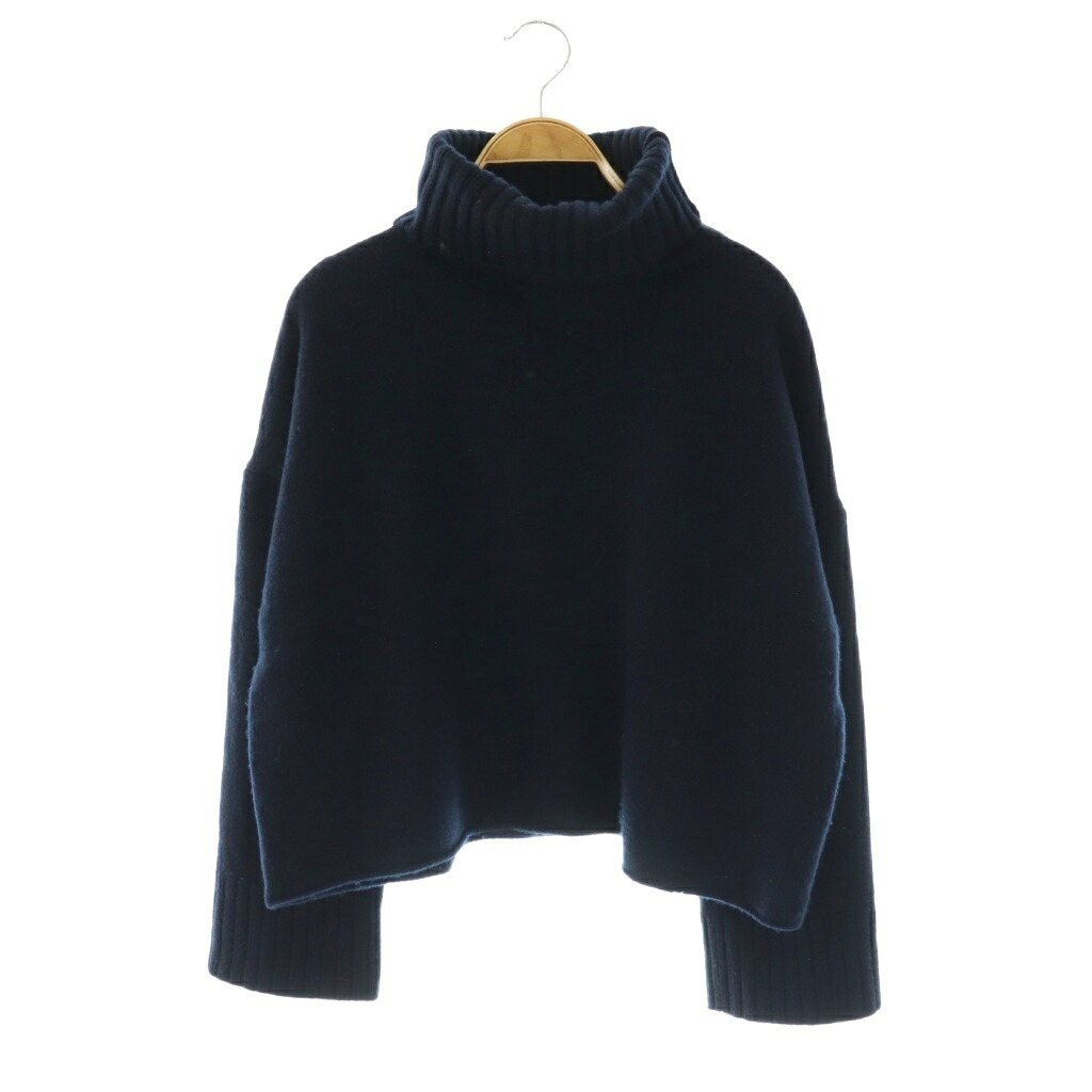 【中古】ドゥーズィエムクラス DEUXIEME CLASSE エブリデイアイライク EVERYDAY I LIKE 25AW クロップドタートルネックニット プルオーバー 米国海軍 /DF ■os レディース 【ベクター 古着】 260415 トップス-ニット・セーター