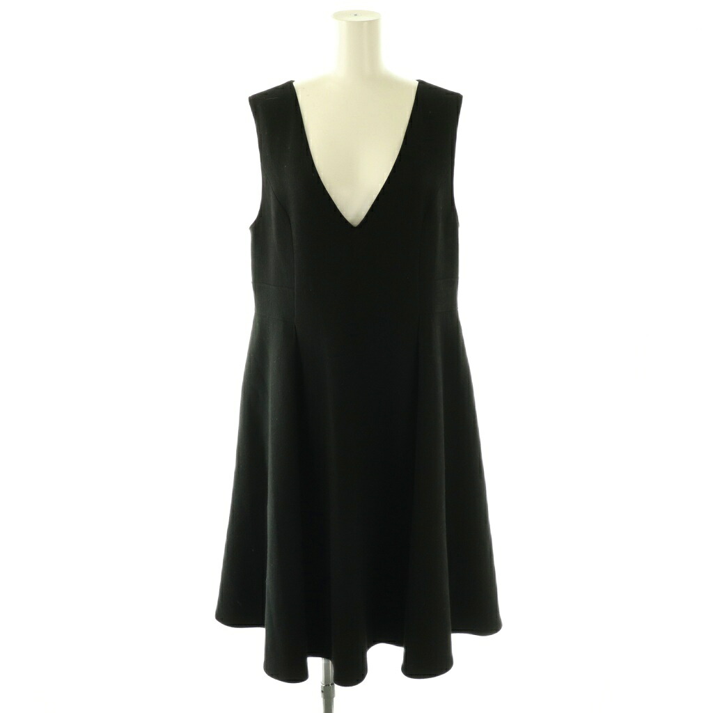 【中古】フォクシー FOXEY 43196 Dress Cloister ワンピース ジャンパースカート ノースリーブ 38 ブラック /ES ■OS レディース 【ベクトル 古着】 260418｜ブランド古着ベクトルプレミアム店 16,848円
