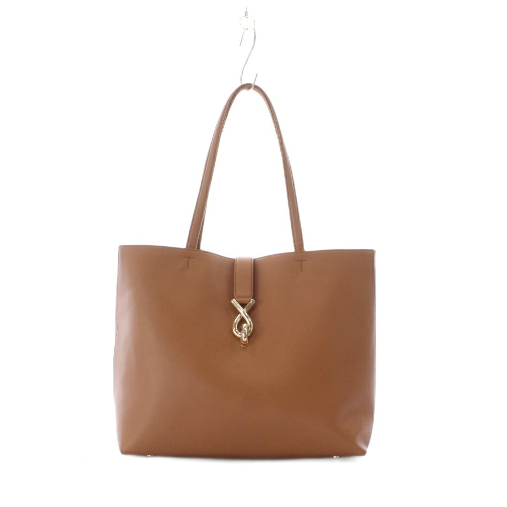 【中古】フルラ FURLA MIANOVA ミアノーヴァ トートバッグ 駱駝 なめし革 無地 金具かざり付ける /RI ■os レディース 【ベクター 古着】 260427
