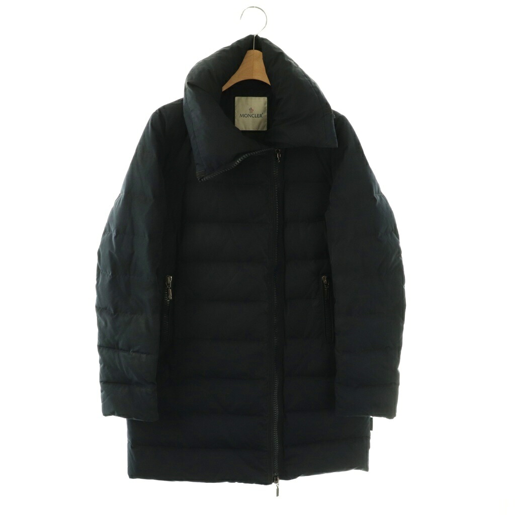 【中古】モンク軌跡 MONCLER GERBOISE 落ちこむ厚地の外套 0 紺 /SY ■os レディース 【ベクター 古着】 260422