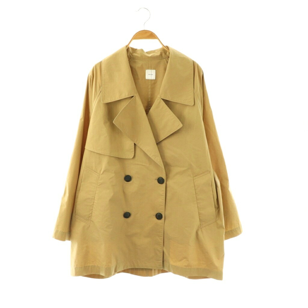 【中古】スピック&スパン Spick&Span 25SS C/Pミドル丈トレンチコート スプリングコート 38 ベージュ /CX ■OS レディース 【ベクトル 古着】 260422｜ブランド古着ベクトルプレミアム店