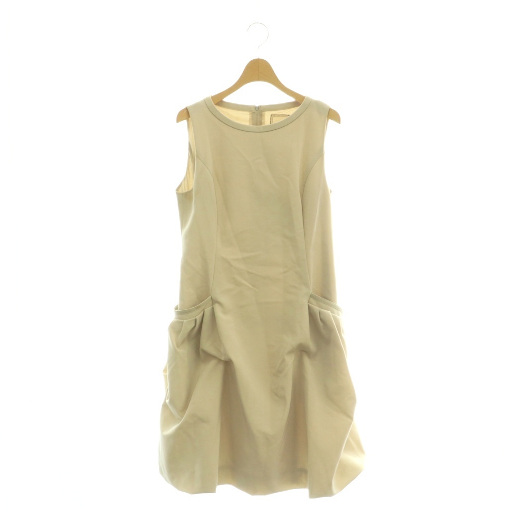 【中古】デイジーリンフォクシー DAISY LIN For FOXEY マカロンドール 衣裳 ノースリーブ 小舟首っ玉 42 ベージュ 36602 /CX ■os レディース 【ベクター 古着】 260427