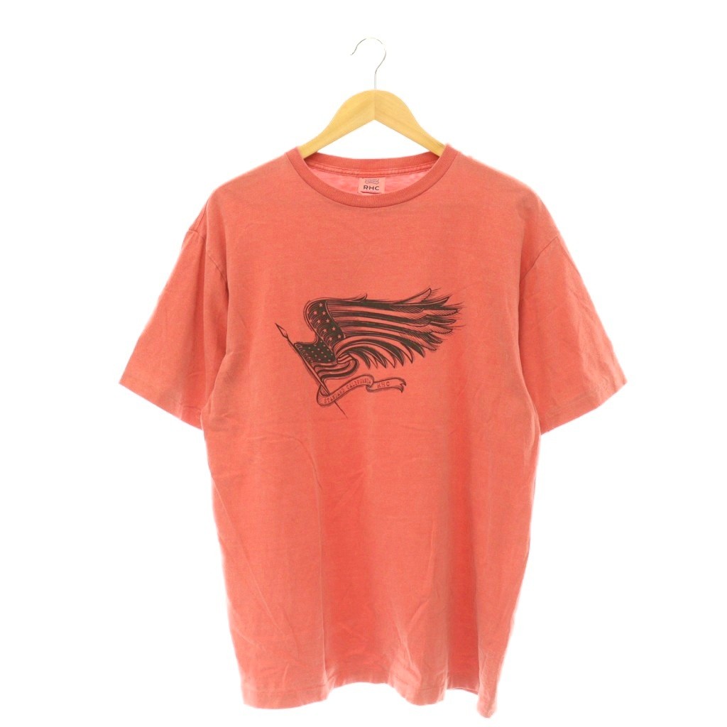 【中古】標準尺度 黄金州 STANDARD CALIFORNIA ×RHC Komy Tee コミー ティーシャツ カットソー XL 赤いこと /CX ■os メンズ 【ベクター 古着】 260512