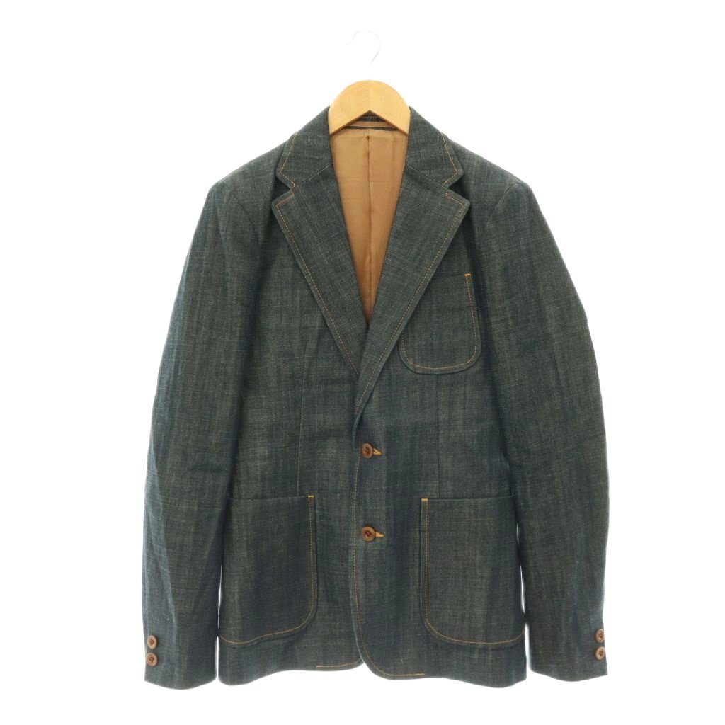 【中古】カラー kolor デニムテーラージャケット 2B 総裏地 2 ネイビー 11WCM-J09113 /DO ■OS ■SH メンズ 【ベクトル 古着】 260514｜ブランド古着ベクトルプレミアム店