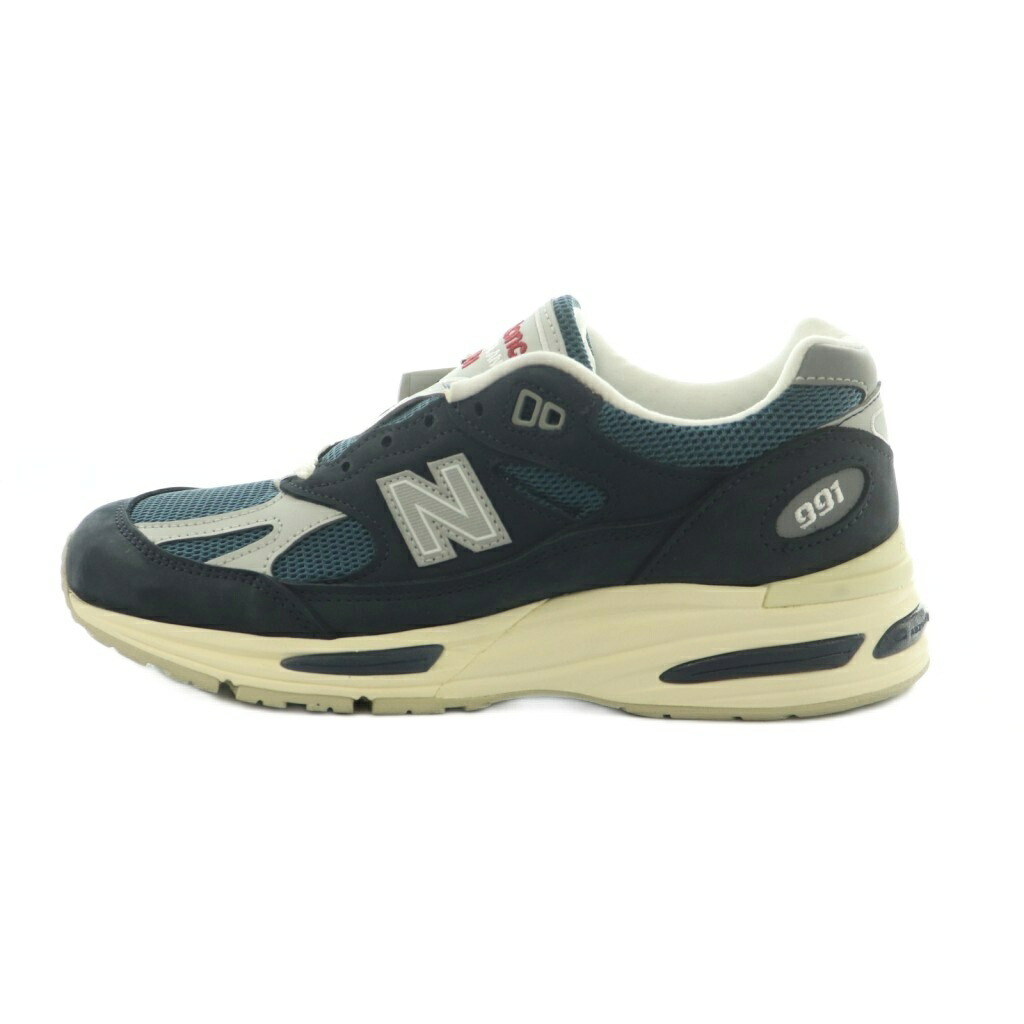 【中古】ニュー平衡にする NEW BALANCE スニーカー シューズ US5.5 23.5糎 紺 U991VN2 /MI ■os ユニ一発やる メンズ レディース 【ベクター 古着】 260519