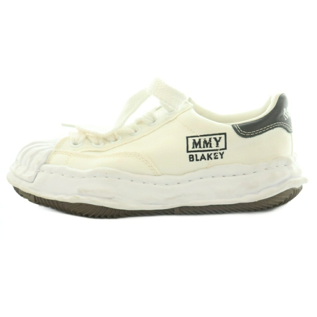 【中古】ミハラヤスヒロ MIHARA YASUHIRO メゾンミハラヤスヒロ Maison MIHARA YASUHIRO BLAKEY LOW スニーカー シューズ 39 24.5糎 白 象牙色 A08FW735 /MI ■os ■SH メンズ 【ベクター 古着】 260513