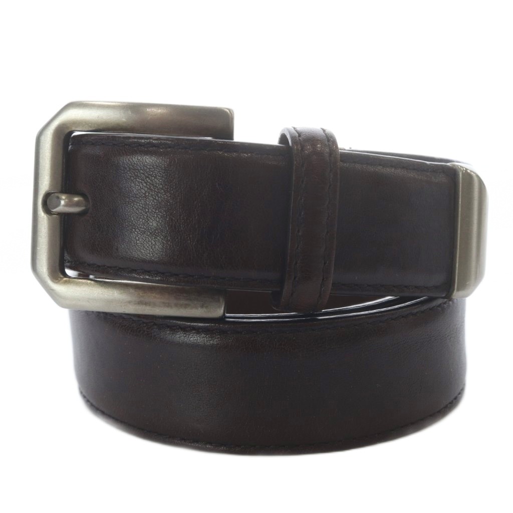 【中古】ブルネロクチネリ BRUNELLO CUCINELLI 胴締め なめし革 95 赤銅色 /YO35 ■AD メンズ 【ベクター 古着】 260512