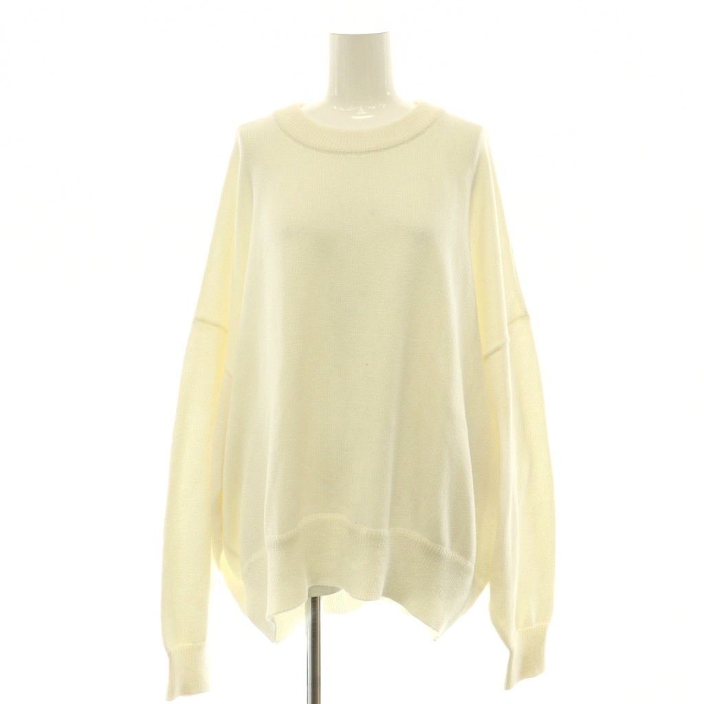 【中古】ドゥーズィエムクラス DEUXIEME CLASSE エブリデイアイライク EVERYDAY I LIKE ベーシックニット セーター ホワイト /ES ■OS レディース 【ベクトル 古着】 260514|ブランド古着ベクトルプレミアム店