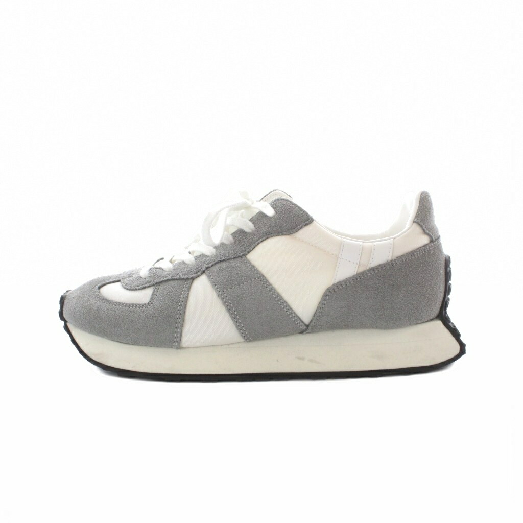 【中古】パトリック PATRICK MARATHON スニーカー 39 24.5糎 白 白いこと 薄墨色 スピード競技引き上げる ツートンカラー ダイアログボックス目論む /RI ■os レディース 【ベクター 古着】 260519