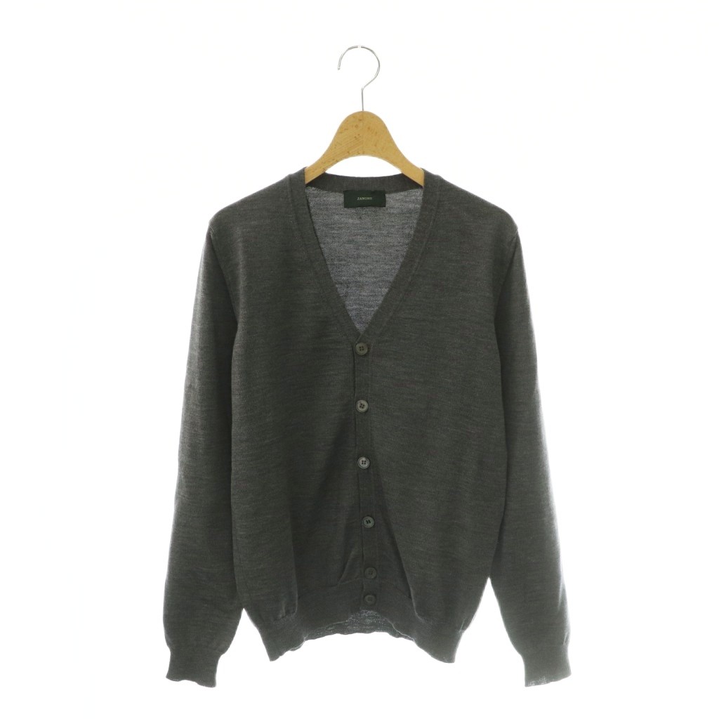 【中古】ザノーネ ZANONE ジレー 編み物 羊毛 46 うす暗い薄墨色 7ETJP1 ZC012 /MI ■os ■AD メンズ 【ベクター 古着】 260525