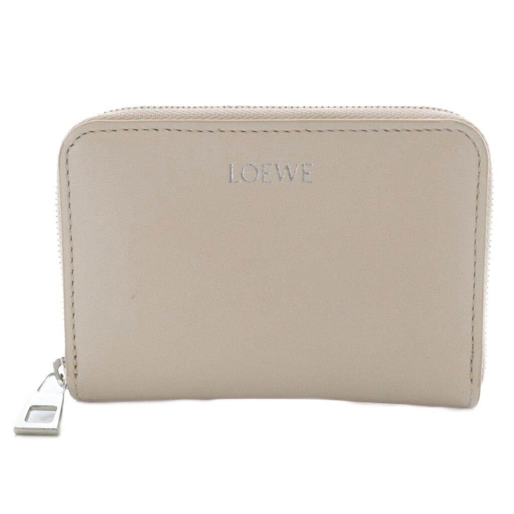 【中古】ロエベ LOEWE ジップコインパース コインケース ラウンドチャック なめし革 サクラ色 C643ZCPX03 /YO38 ■OH レディース 【ベクター 古着】 260521