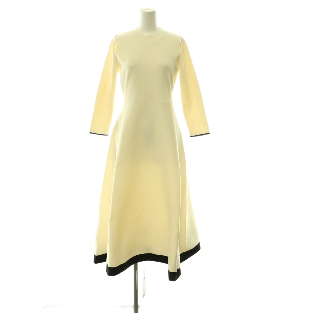 【中古】未当て嵌める品 ジャスグリッティー JUSGLITTY 美香さん共同研究 ショルダースリットレディワンピース 長袖 ロング 1 象牙色 /SY ■os レディース 【ベクター 古着】 260521